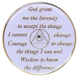 Crystallized Tri-plate White Transgender Flag