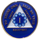 Crystallized Tri-Plate Blue Unity