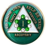 Crystallized Tri-plate Green 10th Step