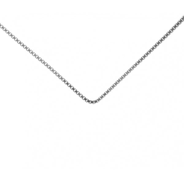 18" Heavy Box Chain, Sterling Silver
