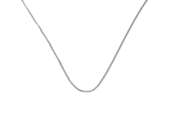 16" Light Box Chain, Sterling Silver