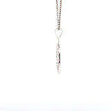 Alcoholics Anonymous (AA) Symbol Pendant in a Circle of Purple Crystals – CHAIN IS NOT INCLUDED AND SOLD SEPARATELY