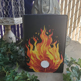 Flame Double Book Cover with Coin Holder for Big Book and 12n12