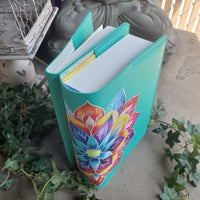 Lotus (Teal) Double Book Cover for Big Book and 12n12