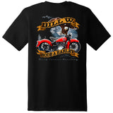 Bill Rode A Harley Crew Neck T-Shirt