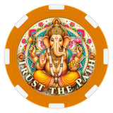 Ganesh, Trust the Path Poker Chip
