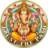"Trust The Path, Remover, Placer, Revealer" Deity Medallion