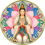 "Be Love, Be Forgiveness, Be Compassion, Wrapped in Grace" Medallion