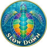 "Slow Down, Take Your Time" Medallion
