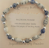 Big Book Bracelet (Natural Stone Beads)