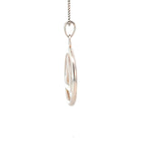 Large Sterling Silver Heavy Wire Style AA Pendant – 12-Step Recovery Jewelry-CHAIN NOT INCLUDED AND SOLD SEPARATELY