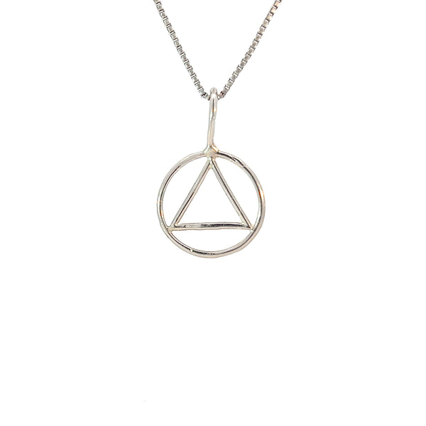 Sterling Silver Simple Wire Pendant CHAIN NOT INCLUDED AND SOLD SEPARATELY