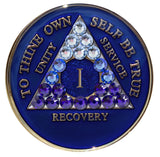Crystallized Tri-Plate Blue Transition