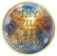 AA Recovery Medallion - GOD - Thy Will Be Done