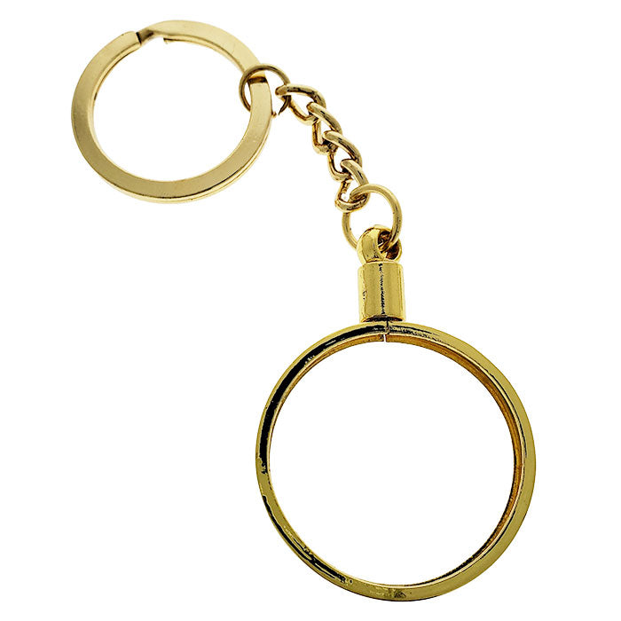 Key Chain Medallion Holder Gold with Chain – Recovery Mint