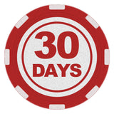 Poker Chips 30, 60, 90, 6m and 9m