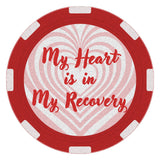 Recovery is a Gift Poker Chip