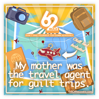Rule 62 Charm | Airplane | Travel Agent for Guilt Trips...