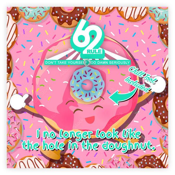 Rule 62 Charm | Doughnut | Doughnut Hole... "Blueberry"