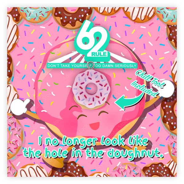 Rule 62 Charm | Doughnut | Doughnut Hole... "Strawberry"