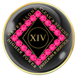 CLEAN Time Tri-Plate Black with NEON PINK