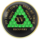 Crystallized Tri-Plate Black with NEON GREEN