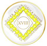 White CLEAN Time Tri-Plate with NEON YELLOW