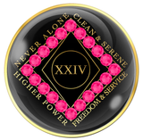 CLEAN Time Tri-Plate Black with NEON PINK