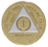 Gold Glitter Triplate