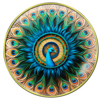Be Proud, Recover Out Loud Peacock Medallion