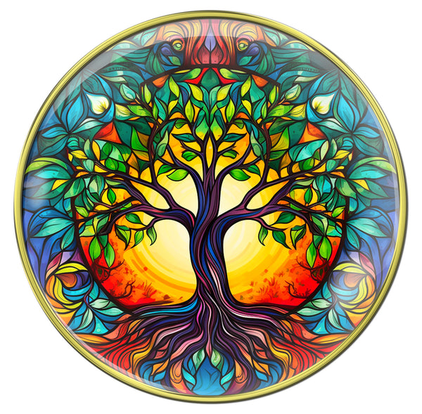 Growing Along Spiritual Lines Tree Medallion