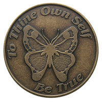 Butterfly Bronze Coin