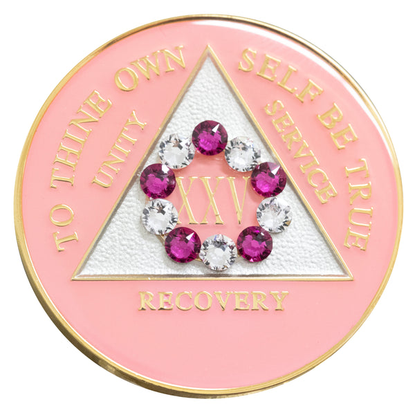 Crystallized Tri-plate Pink 10th Step