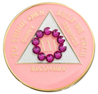 Crystallized Tri-plate Pink Unity