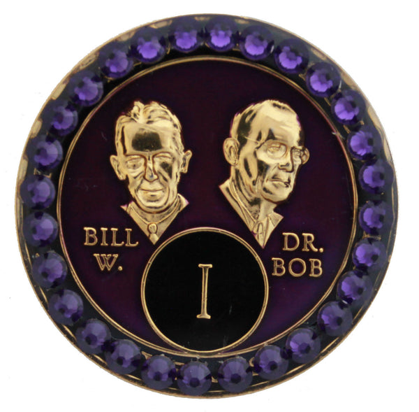 Crystallized Bill & Bob Purple - Purple Velvet